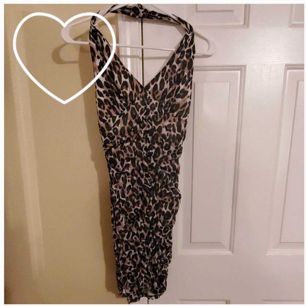 💌Cheetah Dress/size small/evening/EUC💌